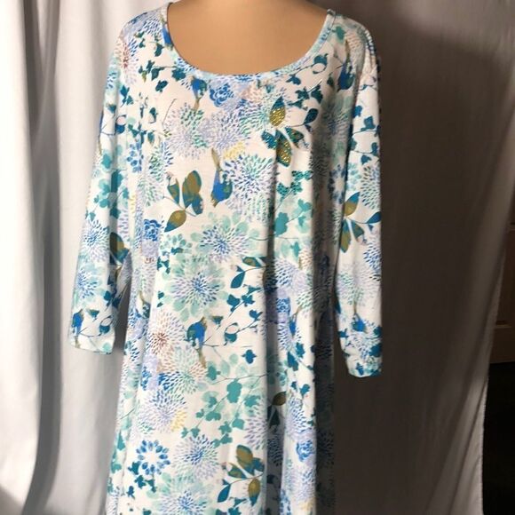 French Bazaar women’s floral/bird tunic size L - Picture 1 of 6